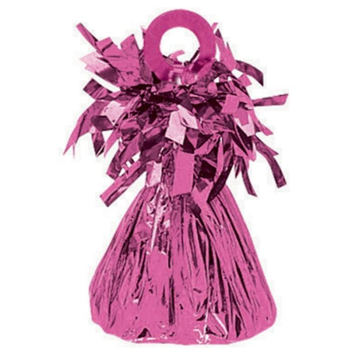 Balloon Weights | Bright Pink Small Foil Balloon Weight 170-180G Balloon Accessories Balloon Weights