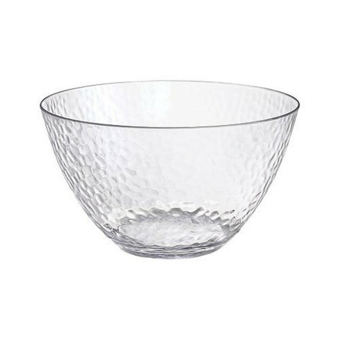 Bowls | Clear Premium Hammered Look Bowl 4.25L Bowls Bowls