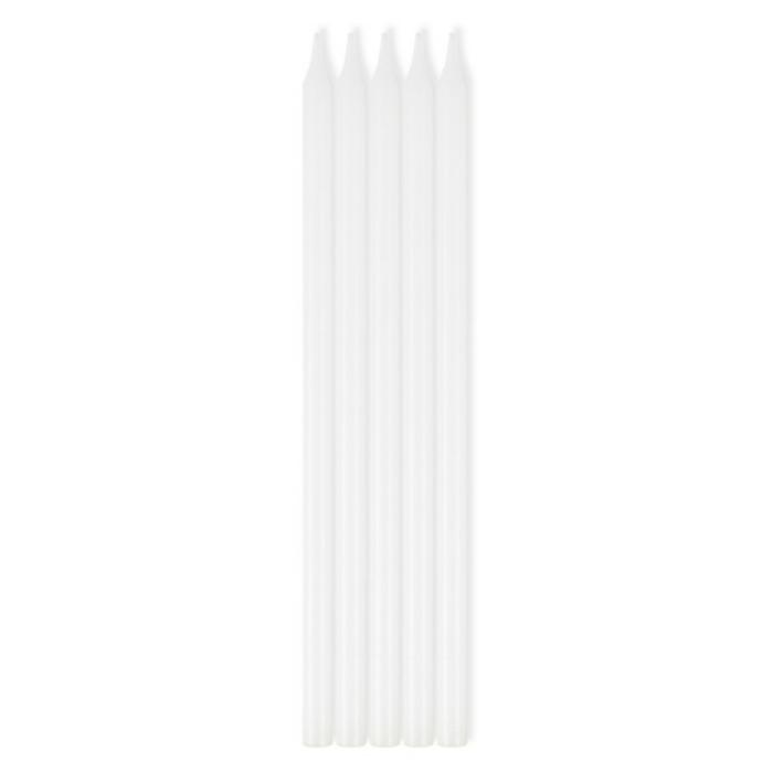 Candles | White Taper Candles 10 Pk Cake & Baking Access Candles