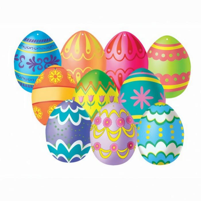 Cutouts | Easter Eggs Mini Cutouts 11Cm 10 Pk Cutouts Cutouts