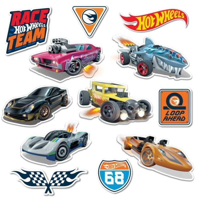 Cutouts | Hot Wheels Cutouts 12 Pk Cutouts Cutouts