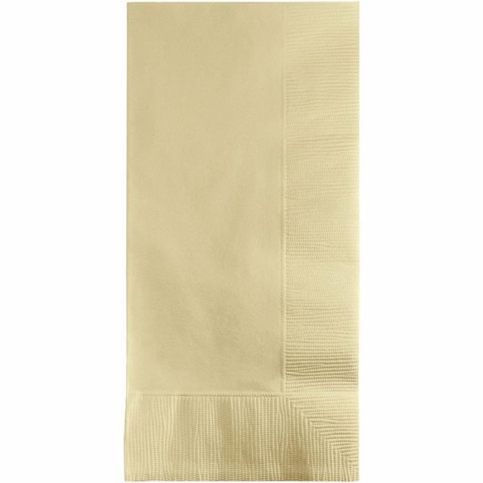 Dinner Napkins | Ivory Dinner Napkins 40Cm X 40Cm 1/8 Fold Pack Of 50 Dinner Napkins Dinner Napkins