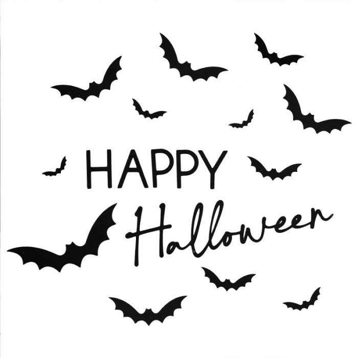 Door Decorations | Happy Halloween Pumpkin Spice Sticker Door Decoration Ceiling & Wall Deco Door Decorations