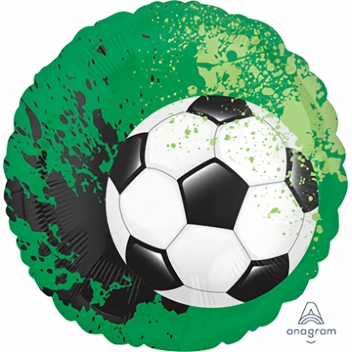 Foil Balloons | Soccer Ball Goal Getter Round Foil Balloon 45Cm Balloon Foil Balloons