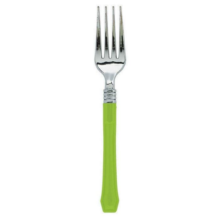 Forks | Kiwi Green Premium Classic Choice Forks 20 Pk Cutlery Forks