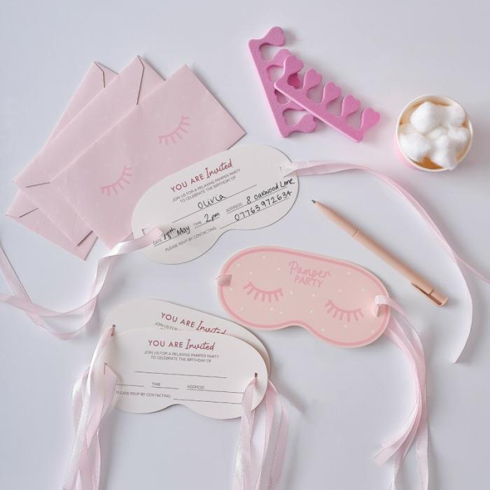 Invitations | Pamper Club Invitations 5 Pk Cards Invitations