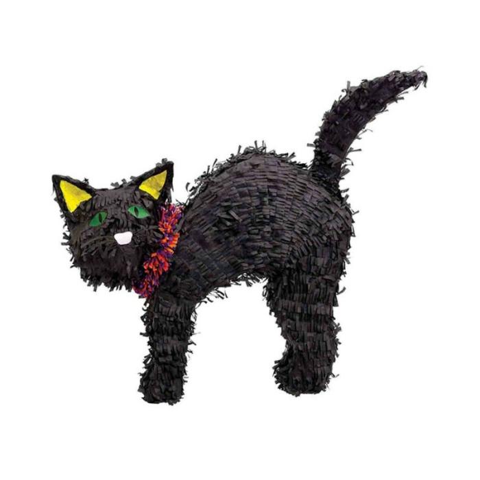 Pinatas | Black Cat 2D Pull String Pinata 15Cm X 155Cm Pinatas Pinatas