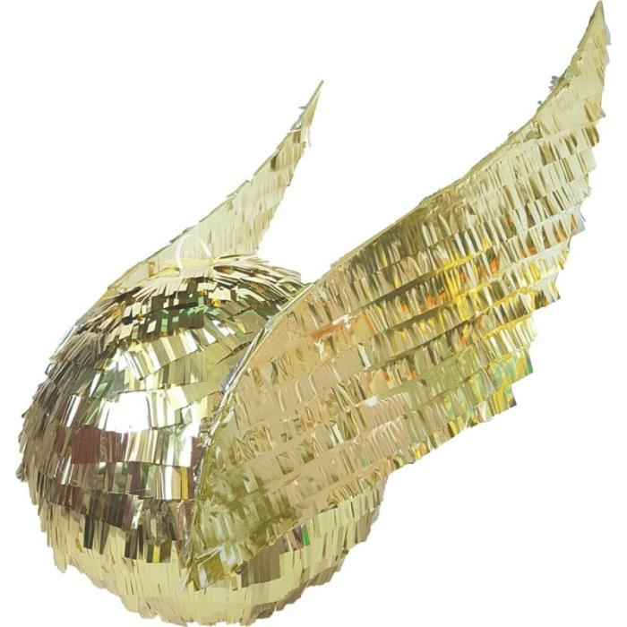 Pinatas | Harry Potter Golden Snitch 3D Pull String Pinata Pinatas Pinatas