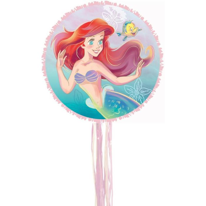 Pinatas | The Little Mermaid Expandable Pull String Drum Pinata Pinatas Pinatas