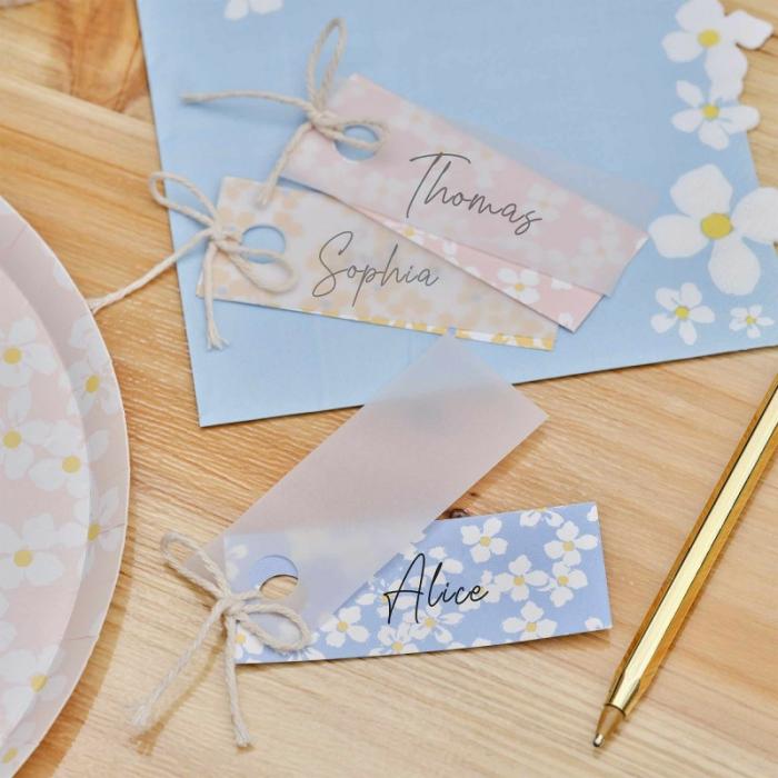 Place Cards | Pastel Party Floral Hello Spring Place Cards 10 Pk Cards Place Cards