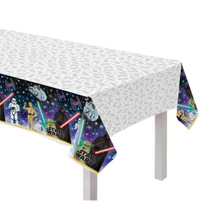 Plastic Table Covers | Star Wars Galaxy Plastic Table Cover 137Cm X 243Cm Plastic Table Covers Plastic Table Covers