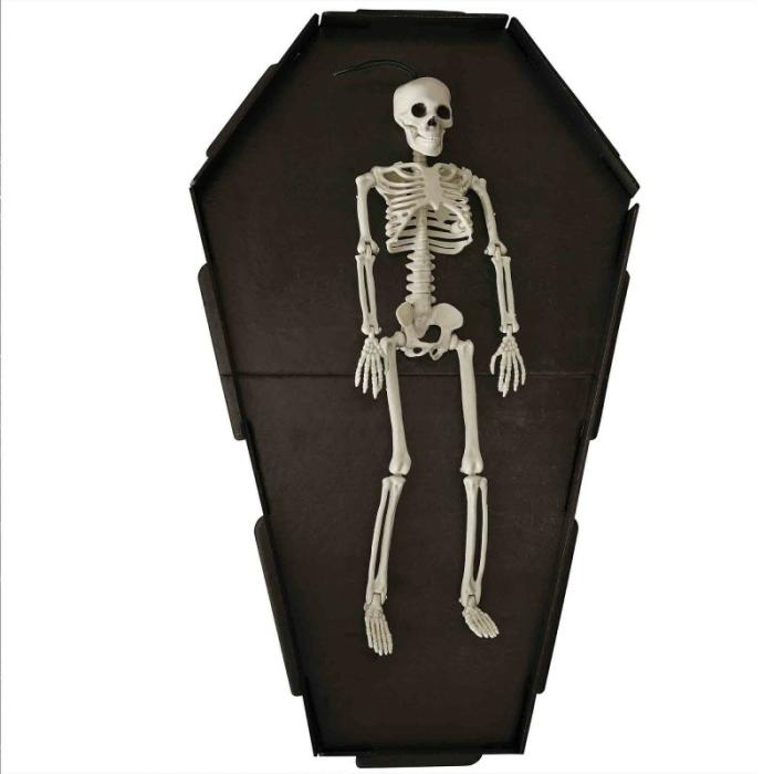 Platters | Halloween Black Coffin Deadly Soiree Grazing Board Platter 35Cm X 55Cm Platters Black