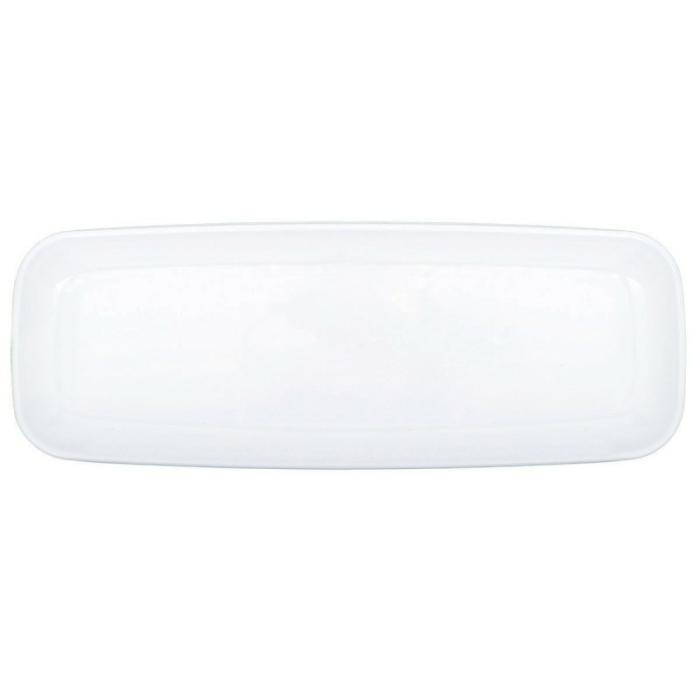 Platters | White Long Platter 17 Cm X 46Cm Platters Platters