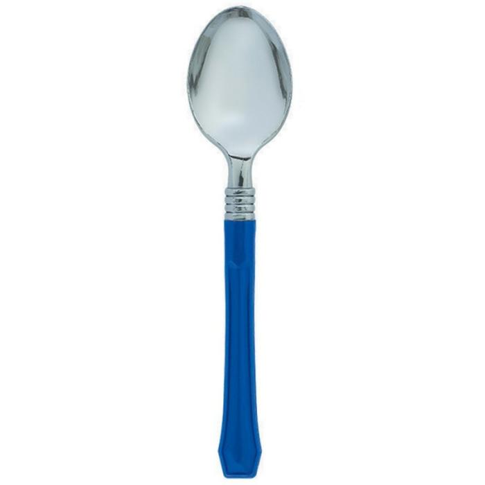 Spoons | Bright Royal Blue Premium Classic Choice Spoons 20 Pk Cutlery Bright Royal Blue