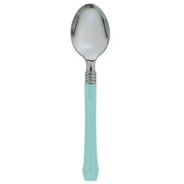 Spoons | Robin’s Egg Blue Premium Classic Choice Spoons 20 Pk Cutlery Robin's Egg Blue