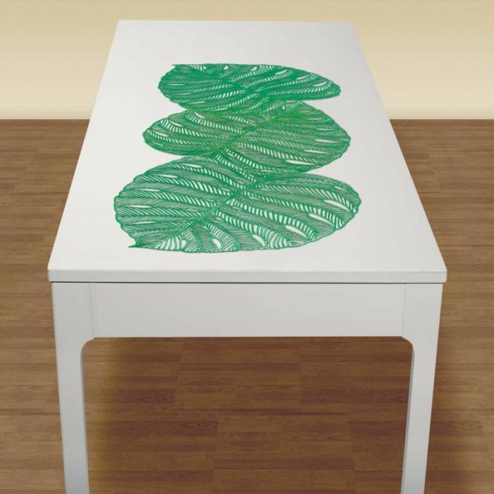 Table Runners | Hawaiian Luau Banana Leaf Table Runner 38Cm X 96Cm Table Runners Table Runners