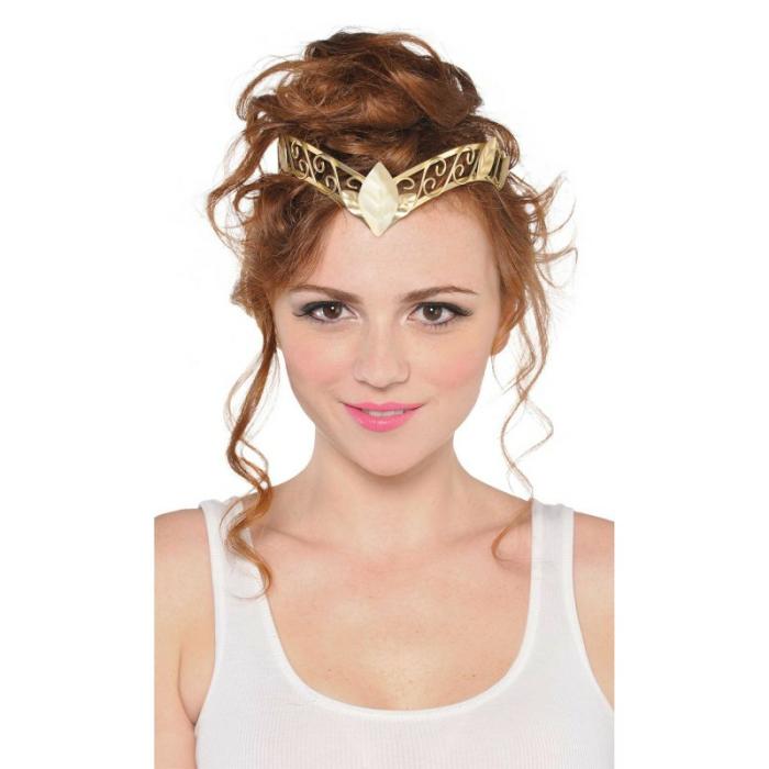 Tiaras | Gold Goddess Tiara Adult Size Favours, Hats, Masks Gold