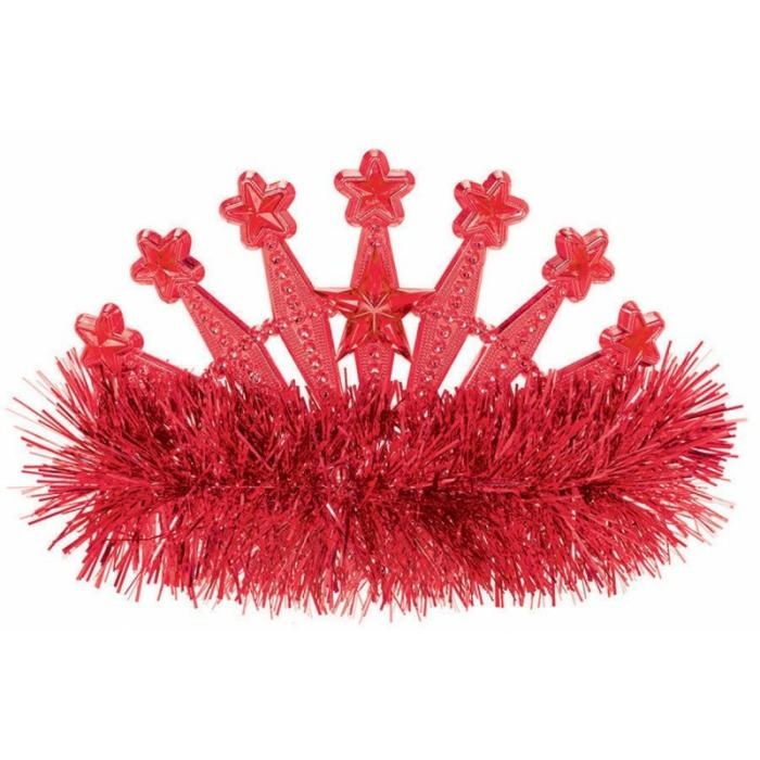 Tiaras | Red Tiara 10.1Cm X 12.7Cm Favours, Hats, Masks Red