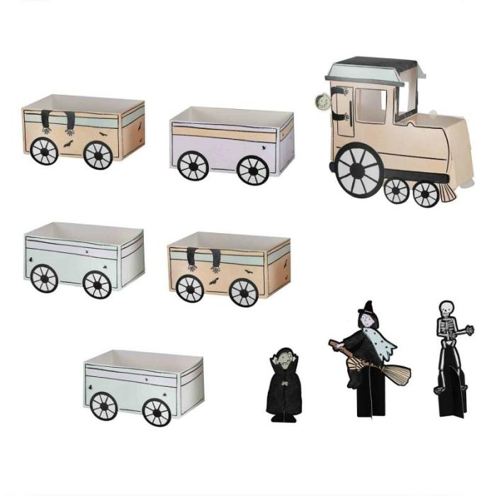 Treat Stands | Halloween Ghost Train Boo Crew Treat Stand Cake & Baking Access Treat Stands