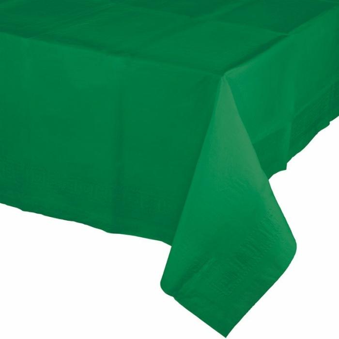 Plastic Table Covers | Emerald Green Plastic Table Cover 137Cm X 274Cm Plastic Table Covers Emerald Green